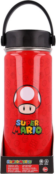 BOTELLA TERMO CON ASA ACERO INOXIDABLE SUPER MARIO 350 ML (BOTTLE)