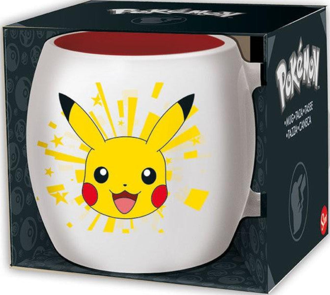 TAZA CERAMICA GLOBE POKEMON PIKACHU 380 ML (CON CAJA) (MUG)