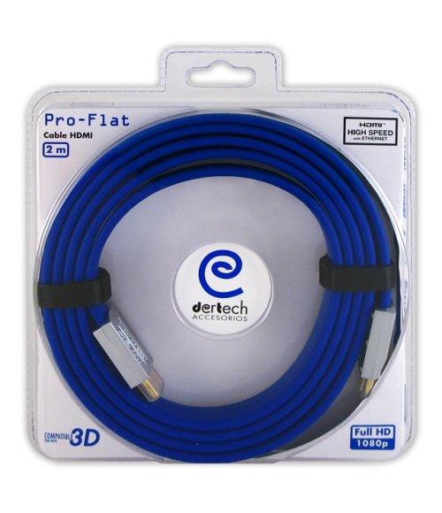 DERTECH CABLE HDMI PRO-FLAT 3D FULL HD