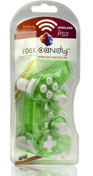 PDP ROCK CANDY WIRELESS CONTROLLER VERDE FLUORESCENTE