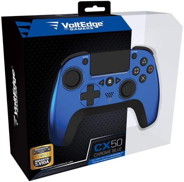 VOLTEDGE WIRELESS CONTROLLER CX50 CHROME BLUE (AZUL METALICO)