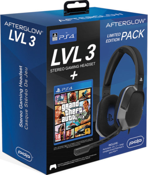 AFTERGLOW LVL 3 STEREO GAMING HEADSET + GRAND THEFT AUTO V (GTA V)