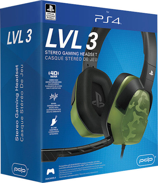 AFTERGLOW LVL 3 STEREO GAMING HEADSET CAMO VERDE