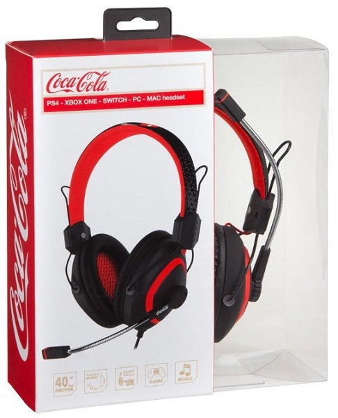 AURICULAR HEADSET COCA-COLA (PS4/XBONE/2DS/3DS/PC/MAC)