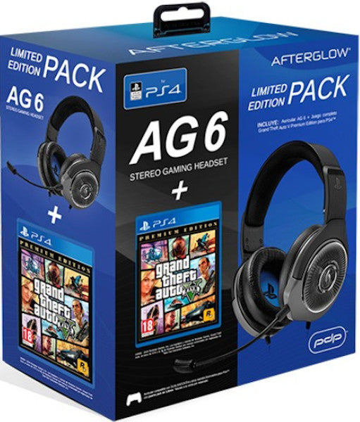 PDP AFTERGLOW AURICULARES AG6 + GRAND THEFT AUTO V PREMIUM EDITION