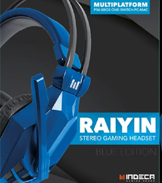 INDECA AURICULAR RAIYIN BLUE EDITION (PS4/XBONE/SWITCH/PC)