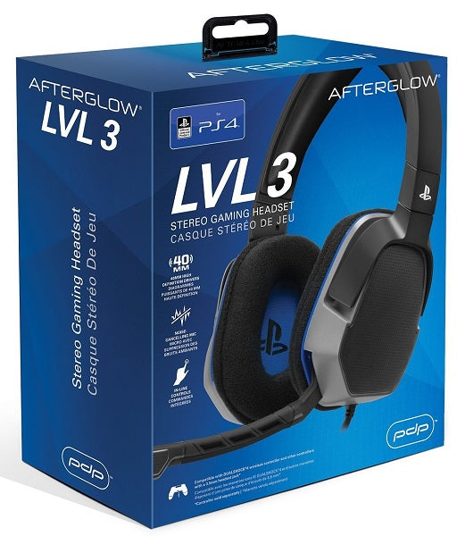 AFTERGLOW LVL 3 STEREO GAMING HEADSET BLACK (NEGRO)