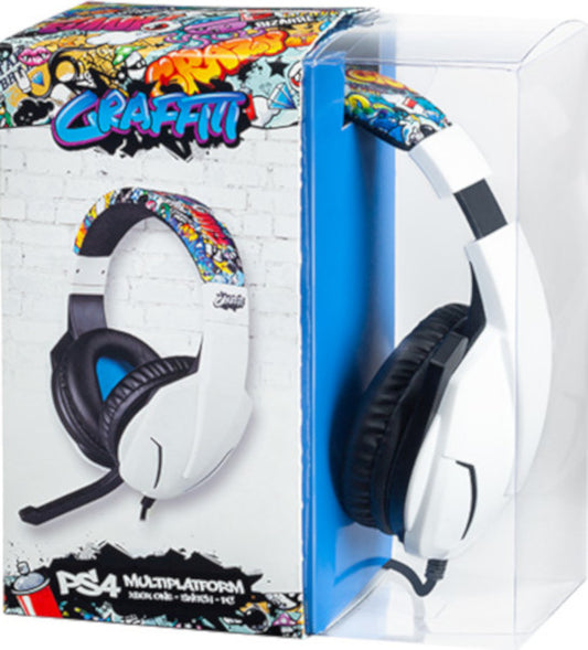 INDECA AURICULARES GRAFFITI (PS4/XBONE/SWITCH/PC)