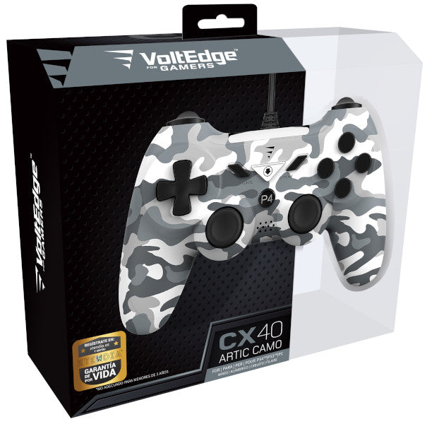 VOLTEDGE WIRED CONTROLLER CX40 ARTIC CAMO (PS3/PC)