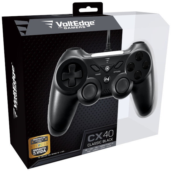 VOLTEDGE WIRED CONTROLLER CX40 BLACK (NEGRO) (PS3/PC)