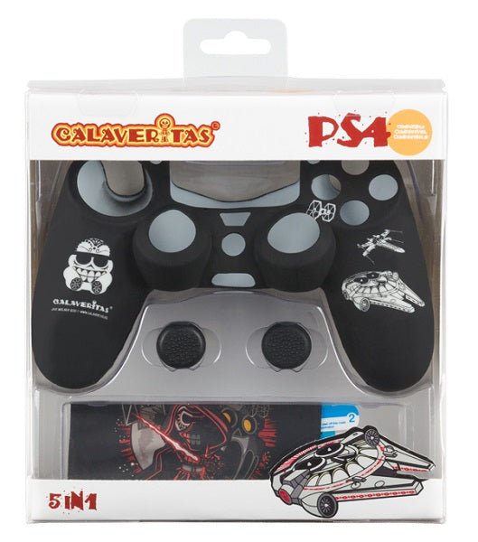 CALAVERITAS KIT SILICONA 5EN1 PARA MANDO PS4