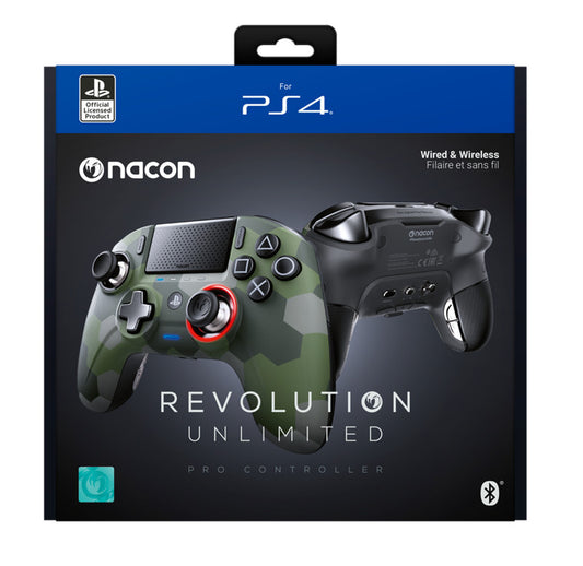 NACON WIRELESS PRO CONTROLLER REVOLUTION UNLIMITED CAMO GREEN (VERDE)