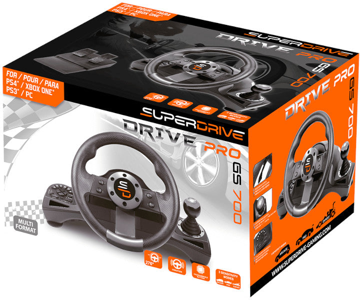 SUPERDRIVE DRIVE PRO GS 700 WHEEL (PS4/PS5/XBOX ONE/PS3/PC//XBX)