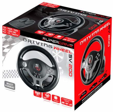 SUPERDRIVE DRIVING WHEEL SV 200 (PS4/XBONE/SWITCH/PS3/PC)