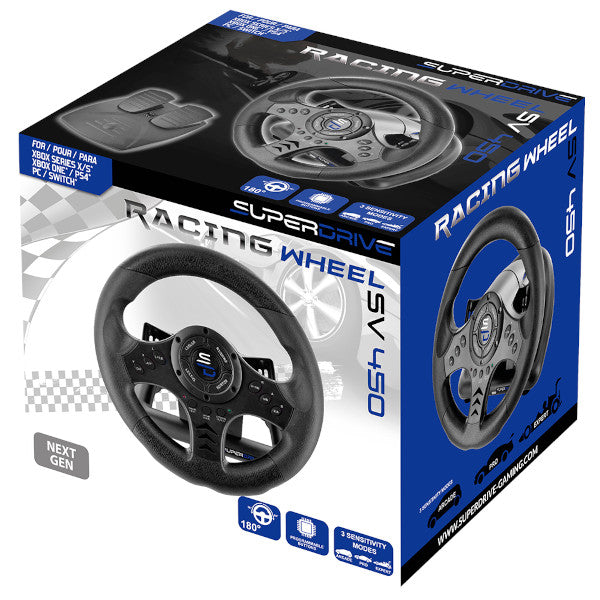 SUPERDRIVE RACING WHEEL SV 450 NEXT GEN (SWITCH/XBONE/XB SERIES/PC)