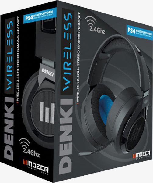 INDECA WIRELESS DENKI STEREO GAMING HEADSET 2.4 Ghz (PS4/SWITCH/PC/MAC)