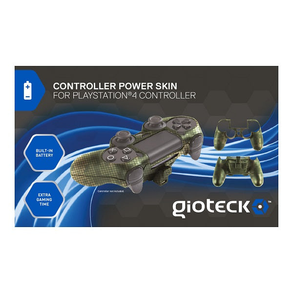 GIOTECK CONTROLLER POWER SKIN CAMUFLAJE + BATERIA