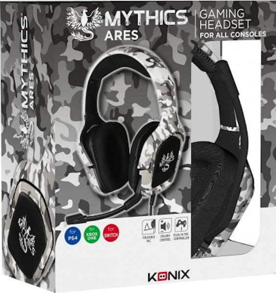 KONIX MYTHICS GAMING HEADSET ARES CAMO (PS4/XBONE/SWITCH)