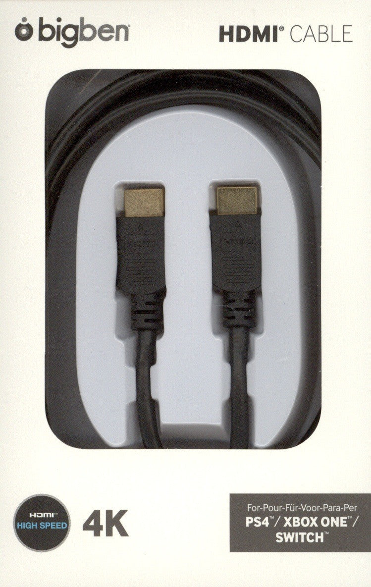 BIGBEN HDMI 2.0a CABLE 4K 2M (PS4/XBONE/SWITCH)