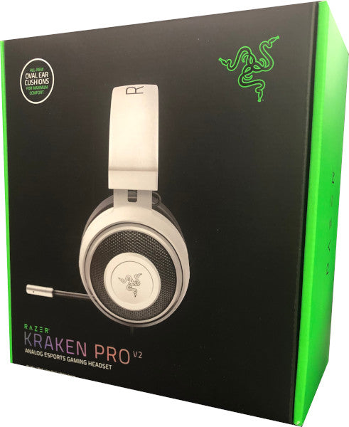 RAZER HEADSET KRAKEN PRO V2 WHITE (BLANCO) (PS4/XONE/MAC/PC/MOVIL)