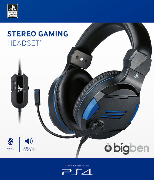 BIGBEN STEREO GAMING HEADSET NEGRO (BLACK) (OFFICIAL)