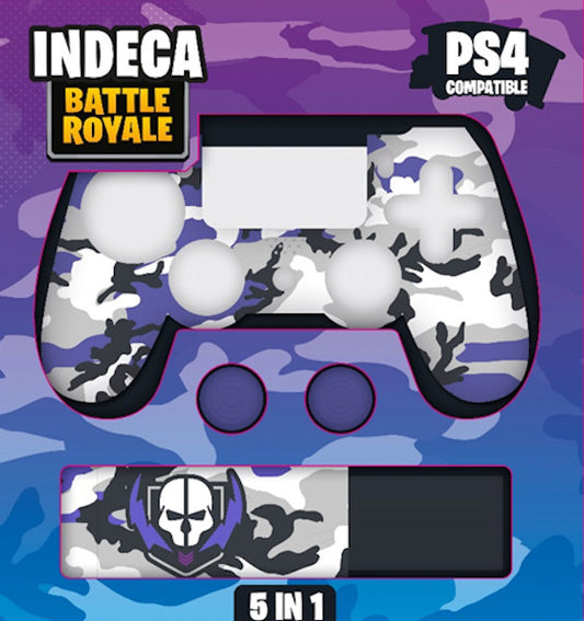 INDECA KIT CARCASA SILICONA 5 EN 1 BATTLE ROYALE