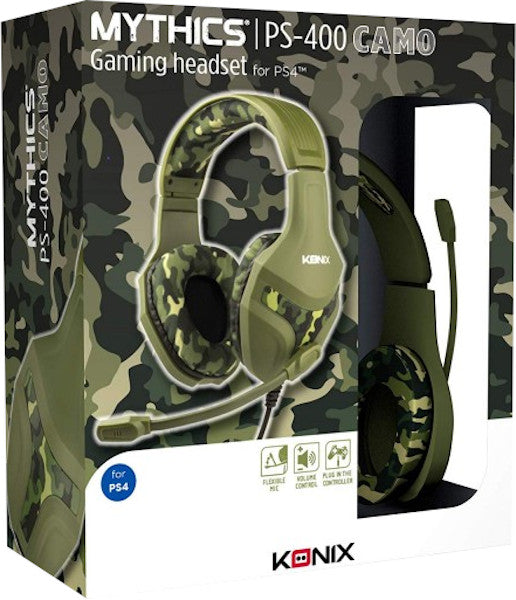 KONIX MYTHICS GAMING HEADSET PS-400 CAMOUFLAGE