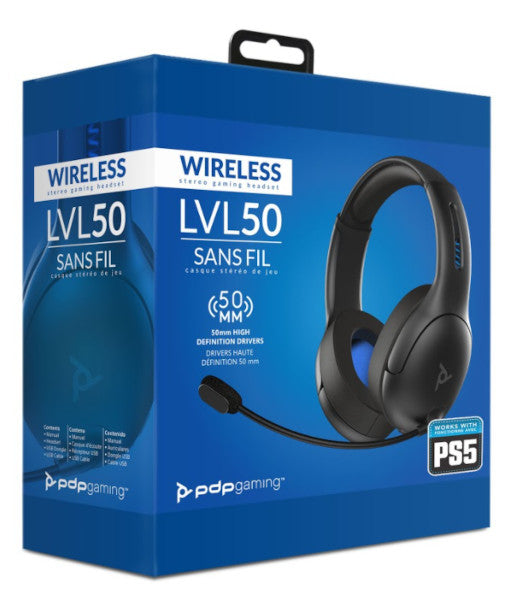 PDP WIRELESS HEADSET LVL50 (GRIS)