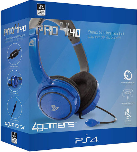 4 GAMERS STEREO GAMING HEADSET AZUL PRO4-40 AZUL (OFICIAL)