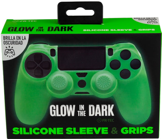 FR-TEC SILICONE SLEEVE + GRIPS GLOW IN THE DARK (BRILLA EN LA OSCURIDAD)