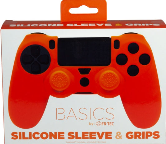 FR-TEC SILICONE SLEEVE + GRIPS NARANJA (ORANGE)