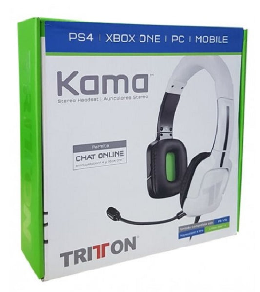 TRITTON KAMA STEREO HEADSET BLANCO 3.5 MM (PS4/XBONE/MVL)