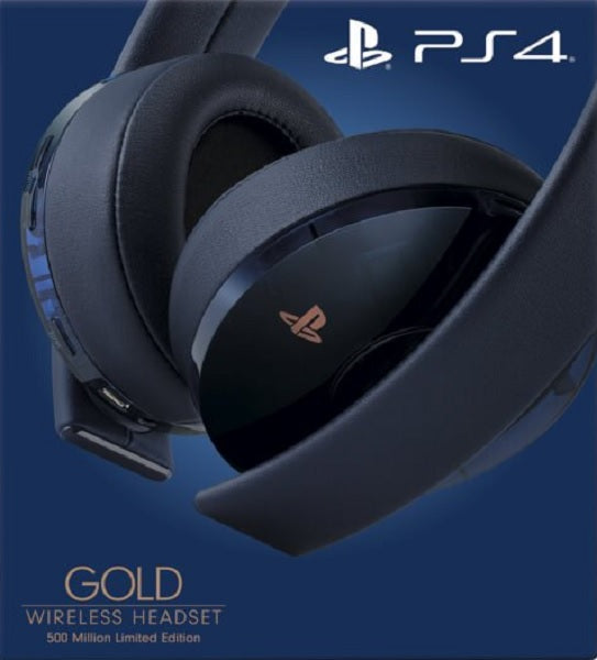 WIRELESS HEADSET 2.0 GOLD 500M LIMITED ED PS4/PS3/PSVITA