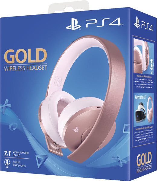 WIRELESS HEADSET 7.1 GOLD EDICION ROSA (SONY) PS4/PS3/PSVITA