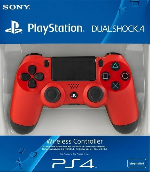 DUAL SHOCK 4 WIRELESS MAGMA RED (ROJO)