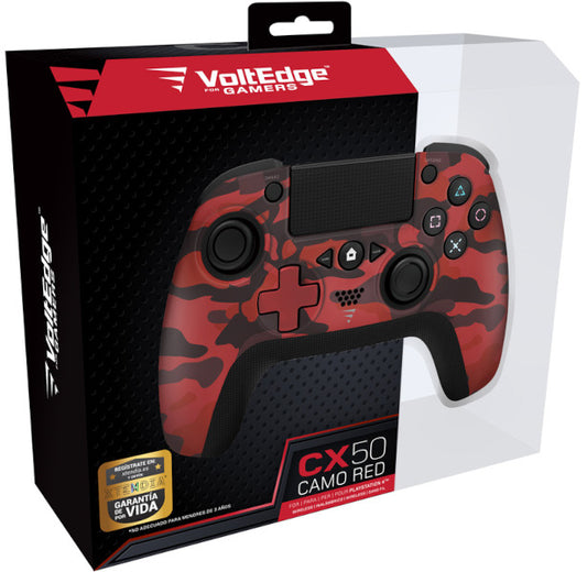 VOLTEDGE WIRELESS CONTROLLER CX50 CAMO RED (ROJO MILITAR)