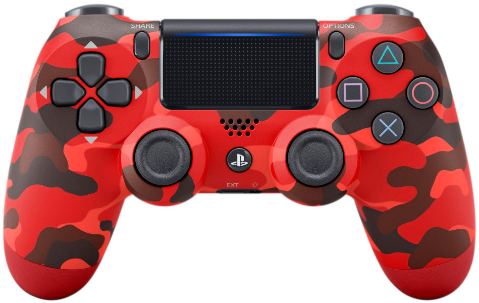 DUAL SHOCK 4 WIRELESS CONTROLLER RED CAMOUFLAGE (VERSION 2)