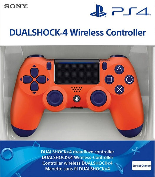 DUAL SHOCK 4 WIRELESS SUNSET ORANGE VERSION 2