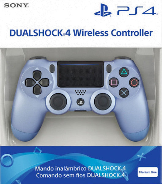 DUAL SHOCK 4 WIRELESS CONTROLLER TITANIUM BLUE (VERSION 2)