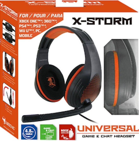 SUBSONIC X-STORM UNIVERSAL GAME & CHAT HEADSET (PS4/XBOX ONE/SWITCH)