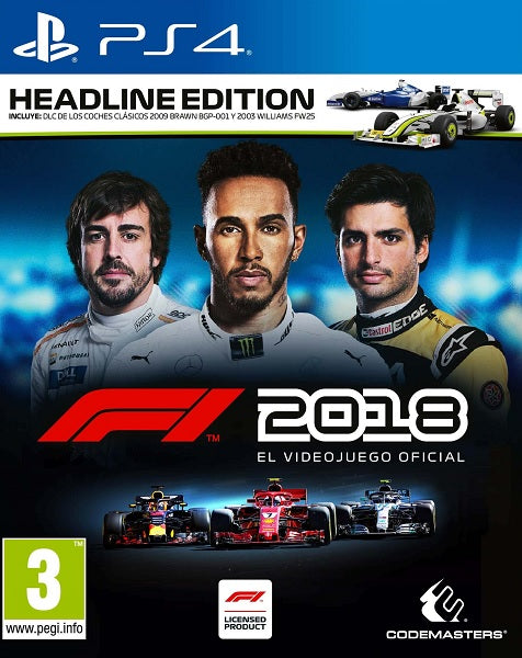 F1 2018 HEADLINE EDITION