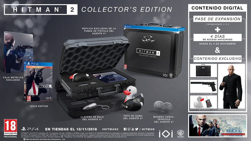 HITMAN 2 COLLECTORS EDITION