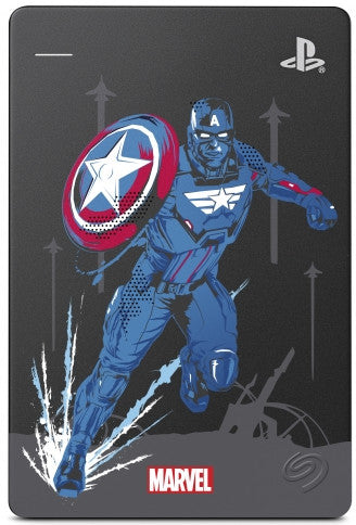 SEAGATE GAME DRIVE 2Tb AVENGERS EDICIÓN ESPECIAL CAPITAN AMERICA