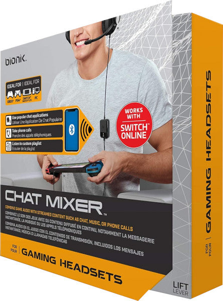 BIONIK CHAT MIXER GAMING HEADSET (PS4/XBX/XBO/NSW/LITE)