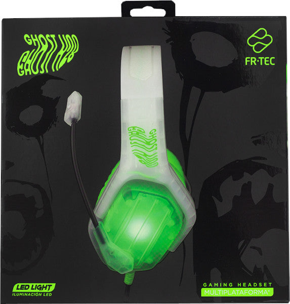 FR-TEC GAMING HEADSET LED LIGHT GHOST H28 (PS4/XBX/XBOX/SWITCH/PC)