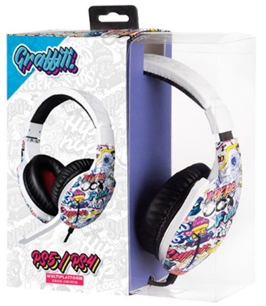 INDECA HEADSET GRAFFITI LIFE (PS4/XBOX/SWITCH)