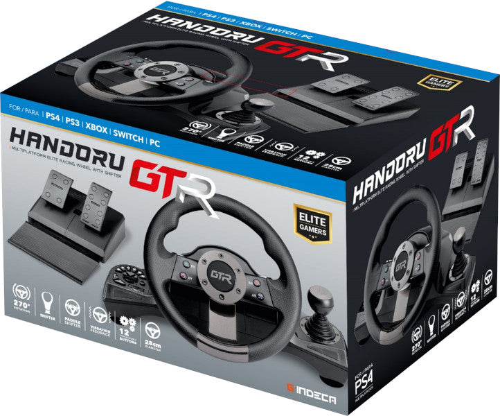 INDECA RACING WHEEL HANDORU GTR ELITE (PS5/PS4/XBOX/ SWITCH/PC)