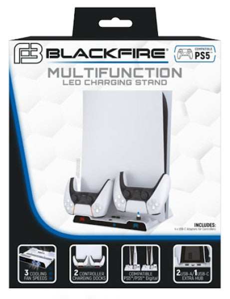 BLACKFIRE MULTIFUNCTION LED CHARGE STAND