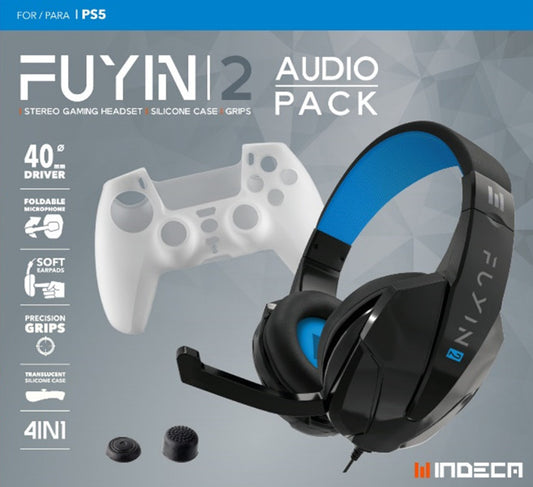 INDECA FUYIN 2 AUDIO PACK (GAMING HEADSET/SILICONE CASE/GIPS)