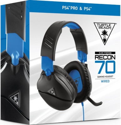 TURTLE BEACH WIRED GAMING HEADSET RECON 70 BLACK (NEGRO) (PS5/PS4)